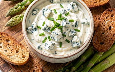 Blue Cheese Sauce with a Honey-Soy Twist