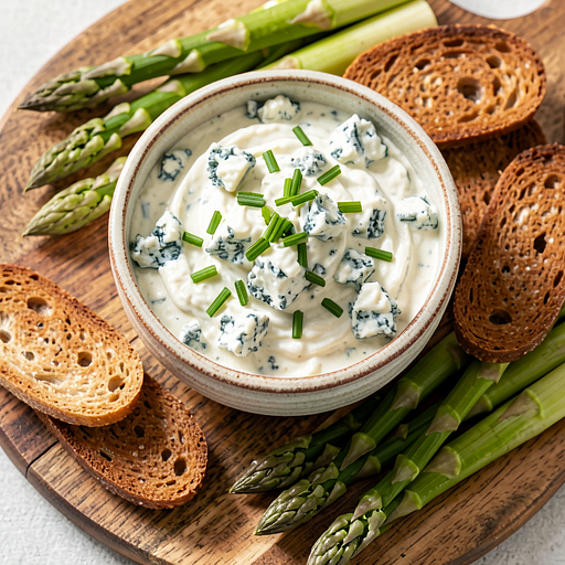 Sos z serem pleśniowym z miodowo-sojowym twistem