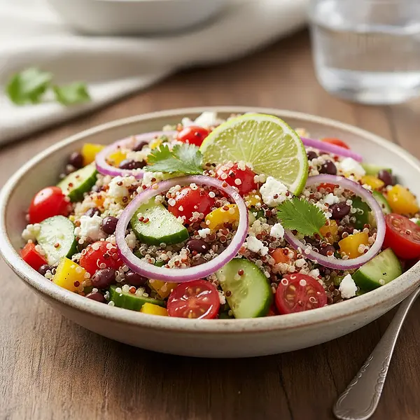Sałatka z quinoa i warzywami