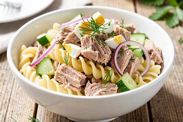 Sałatka makaronowa z tuńczykiem