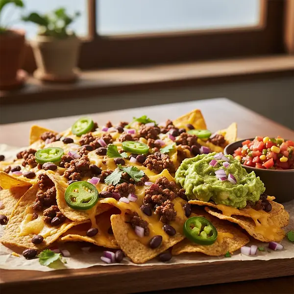 Nachos z Salsą Guacamole