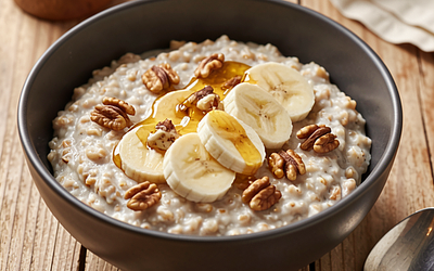 Oatmeal with Banana and Honey