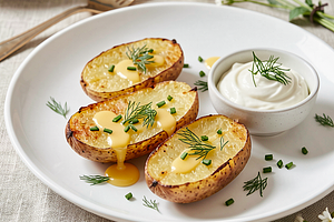 Baked Potatoes with Dill (Breakfast)