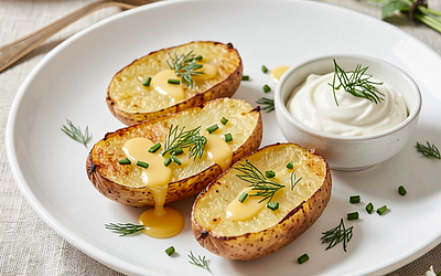 Baked Potatoes with Dill (Breakfast)