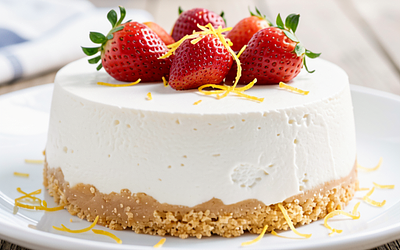 Cold Cheesecake with Yogurt