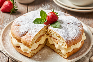 Carpathian Cake with Custard Cream