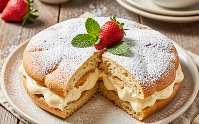 Carpathian Cake with Custard Cream