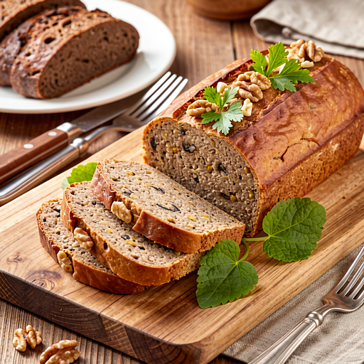 Pasztet z soczewicy i pieczarek