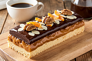 Caramel Cream Mazurek