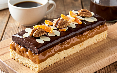 Caramel Cream Mazurek