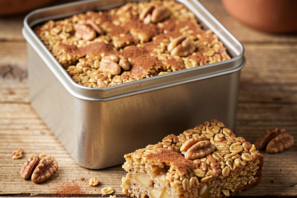 Batony owsiane z jabłkiem