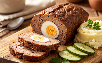 Meatloaf with Egg