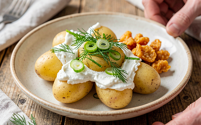 Potatoes with Gzik (a Greater Poland classic in a spring version)