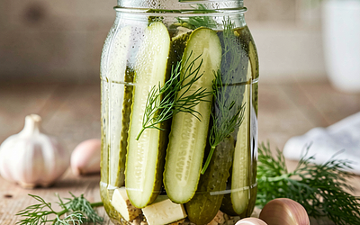 Lightly Salted Cucumbers (Traditional, Homemade)