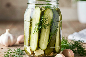 Lightly Salted Cucumbers (Traditional, Homemade)