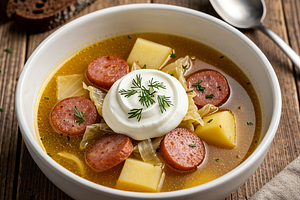 Cabbage Soup with Sausage