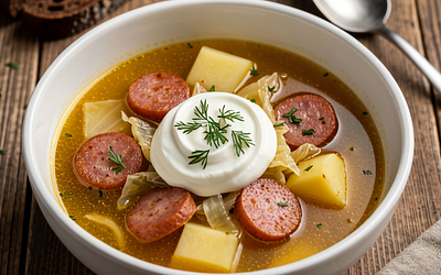 Cabbage Soup with Sausage