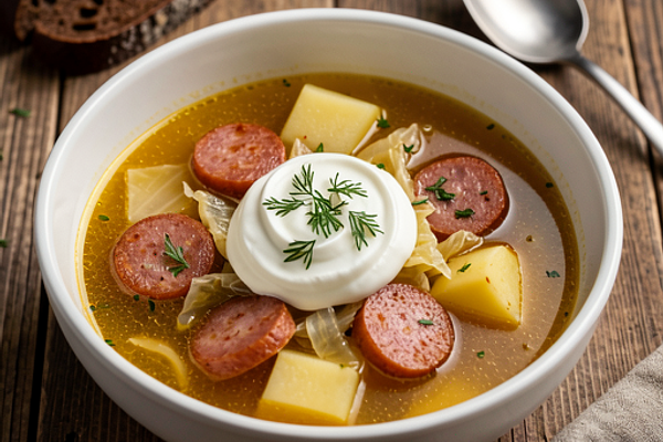 Kapuśniak z kiełbasą
