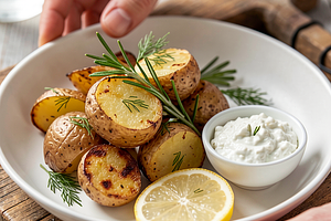 Herb Roasted Potatoes (Polish-Modern Snack)