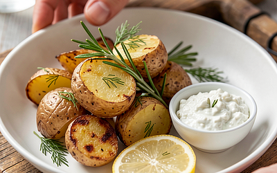 Herb Roasted Potatoes (Polish-Modern Snack)