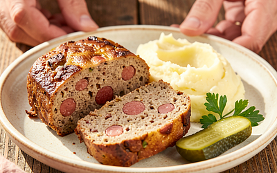 Meatloaf made from sausage