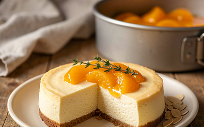 Peach Cheesecake (Polish-Modern)