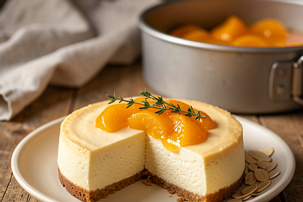 Peach Cheesecake (Polish-Modern)