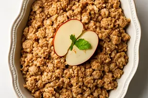 Apple Pie with Crumble Topping