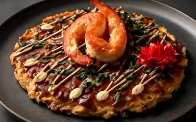 Okonomiyaki - Japanese pancake
