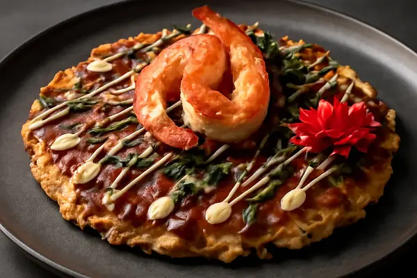 Okonomiyaki - japoński placek