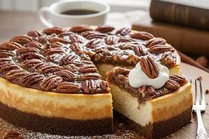 Sernik Orzechowy a'la Pecan Pie