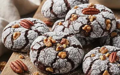 Intensely Nutty Cracking Cookies
