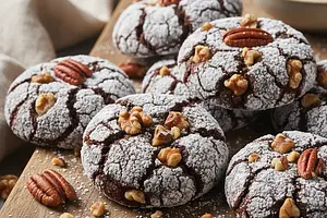 Intensely Nutty Cracking Cookies