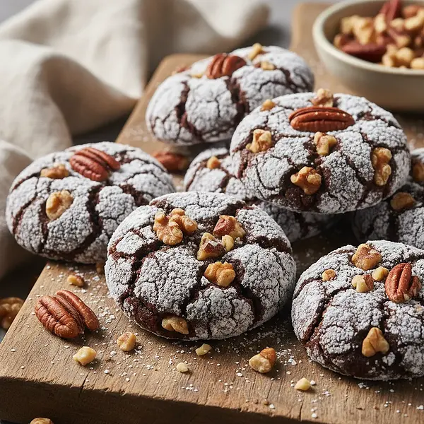 Intensely Nutty Cracking Cookies